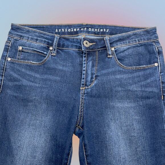 ARTICLES OF SOCIETY Women’s 26 Skinny Blue Jeans - Picture 1 of 4